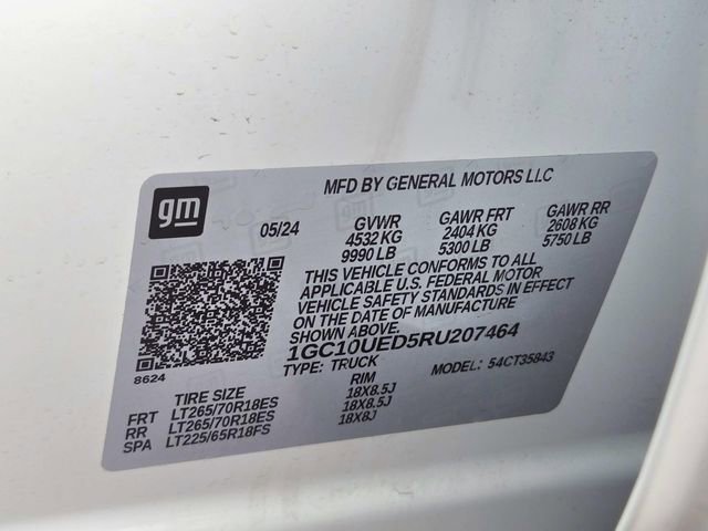 Used 2024 Chevrolet Silverado EV W/T image 30