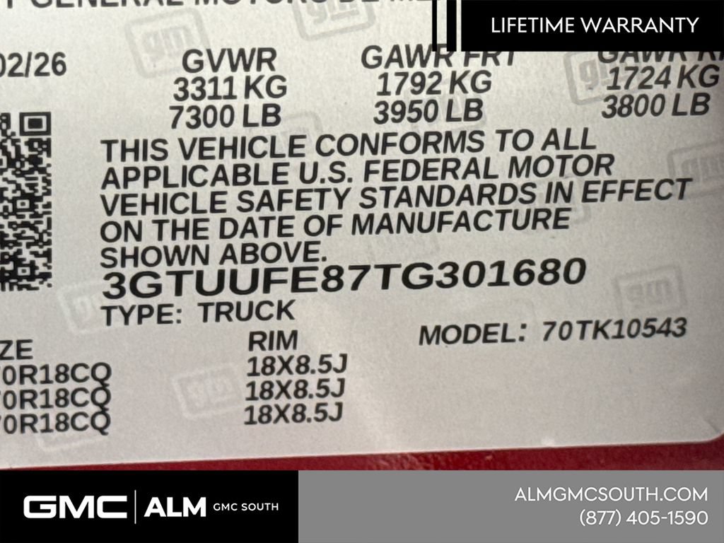New 2026 GMC Sierra 1500 AT4X AWD/4WD image 36