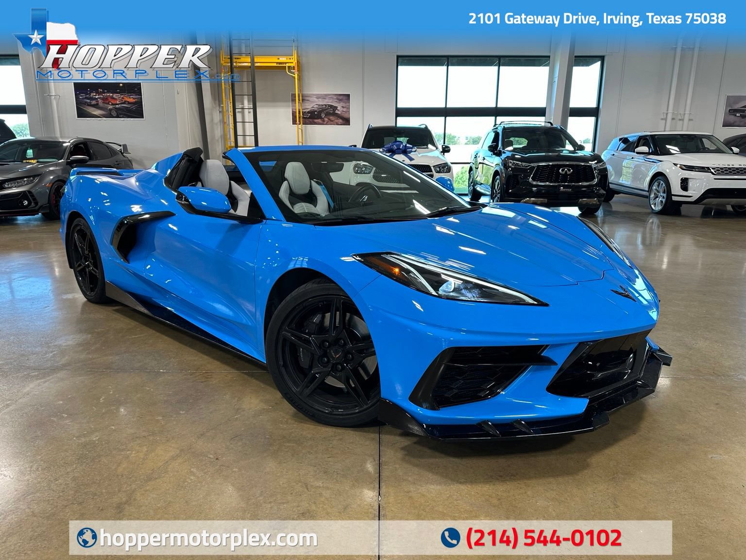 Used 2021 Chevrolet Corvette Stingray Preferred Conv w/ Z51 Performance Package RWD image 1