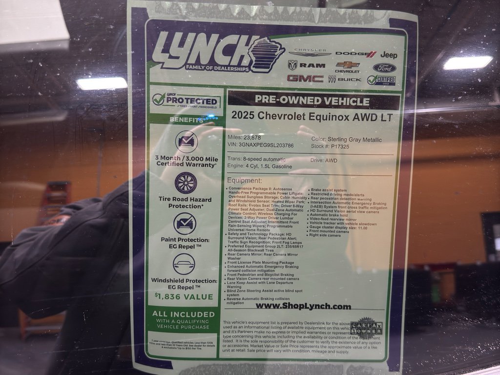 Used 2025 Chevrolet Equinox LT w/ Convenience Package II image 39