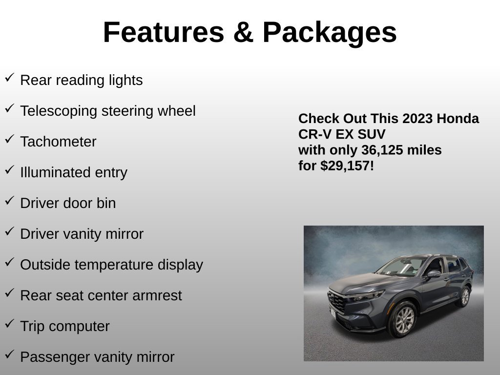 Certified 2023 Honda CR-V EX image 24