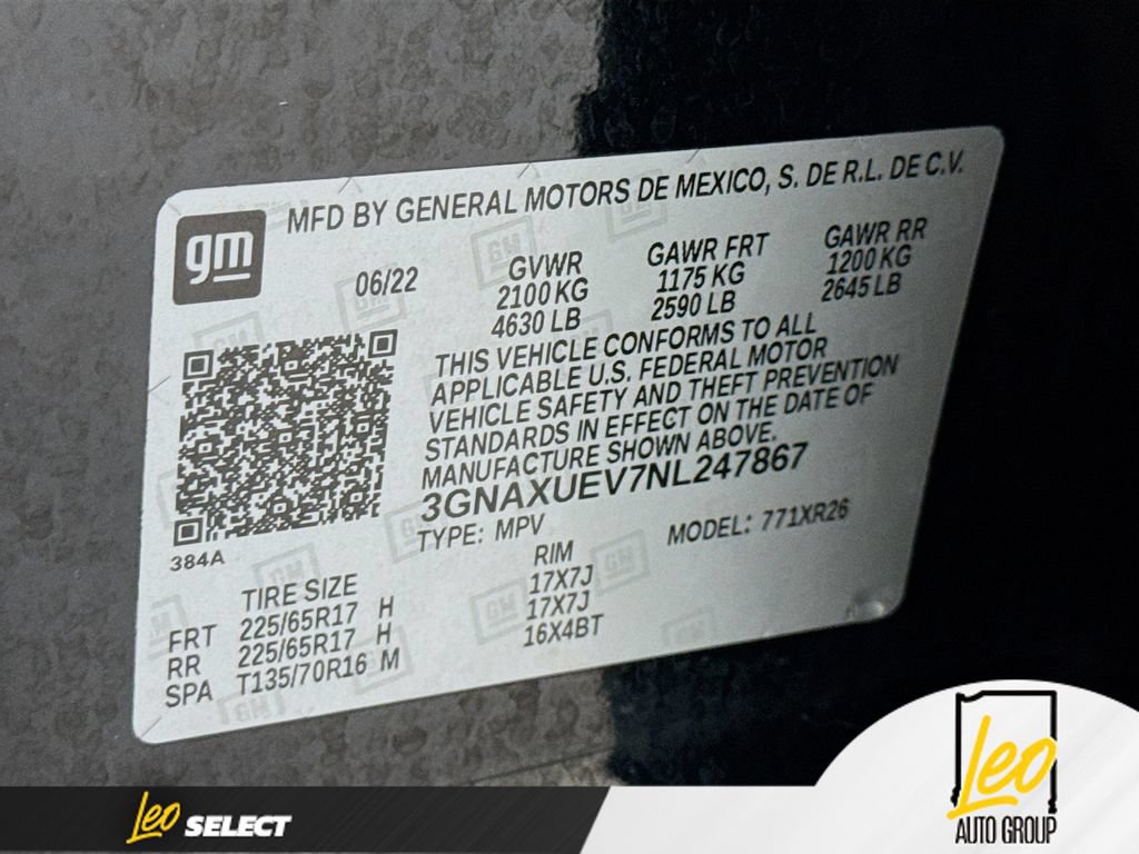 Used 2022 Chevrolet Equinox LT AWD/4WD image 34