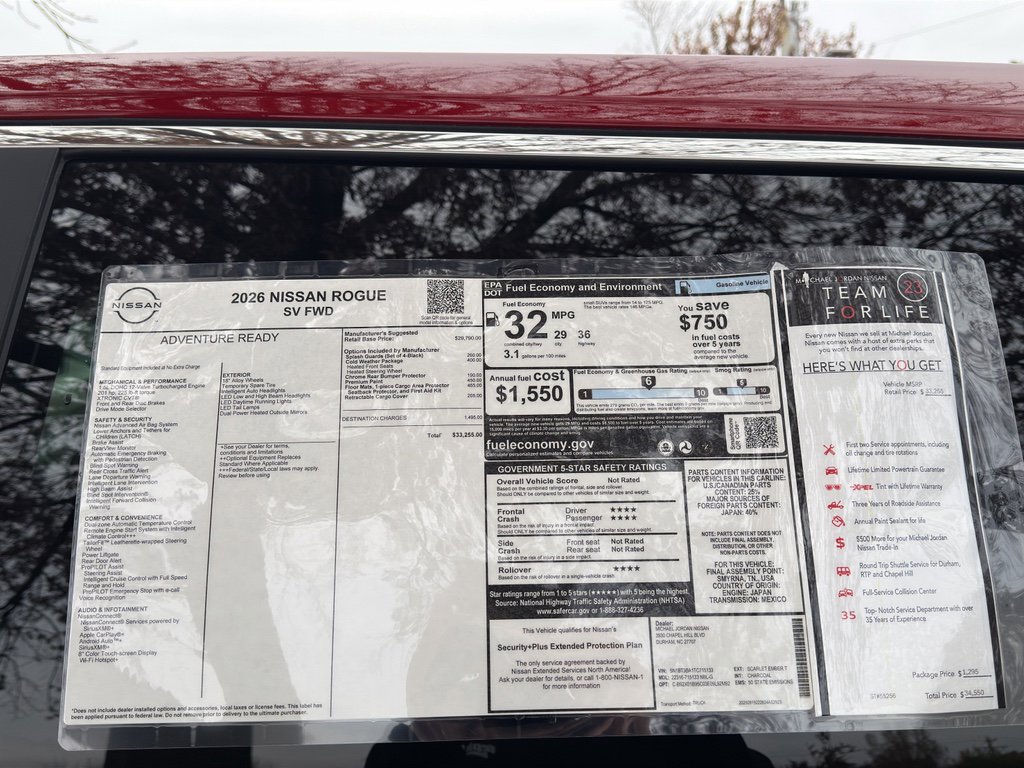 New 2026 Nissan Rogue SV w/ Cold Weather Package image 12