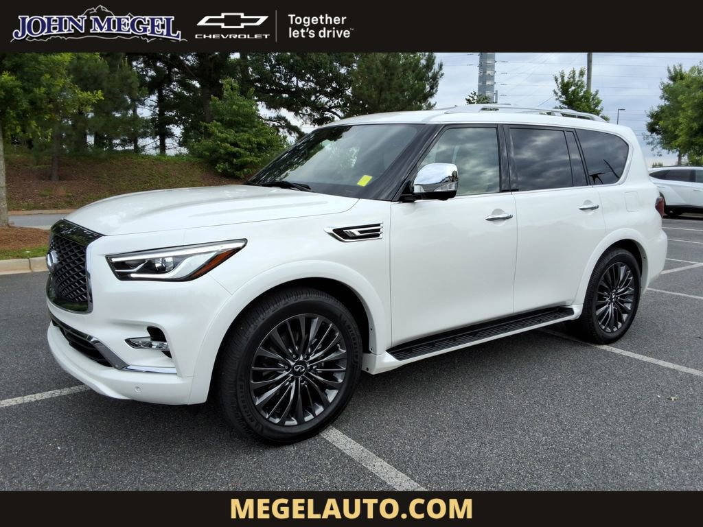 Used 2022 INFINITI QX80 Sensory w/ Cargo Package RWD image 1