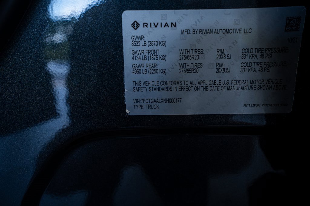 Used 2022 Rivian R1T Launch Edition image 66