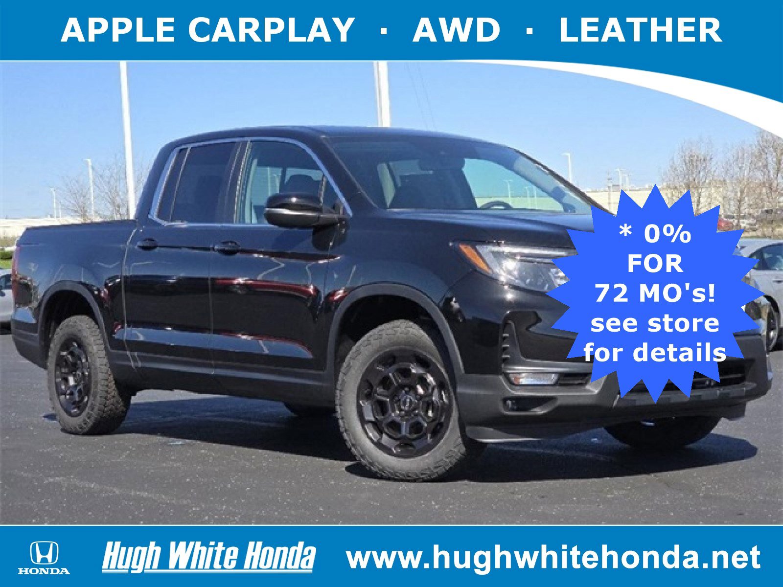 New 2025 Honda Ridgeline RTL+