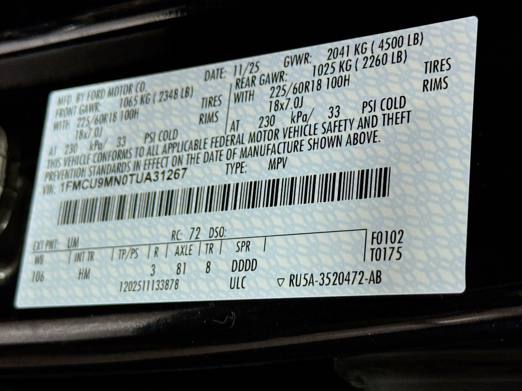 Used 2026 Ford Escape ST-Line image 40