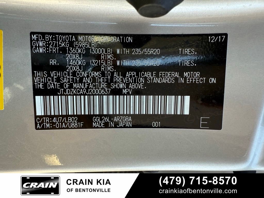 Used 2018 Lexus RX 350L Premium w/ Premium Package AWD/4WD image 35