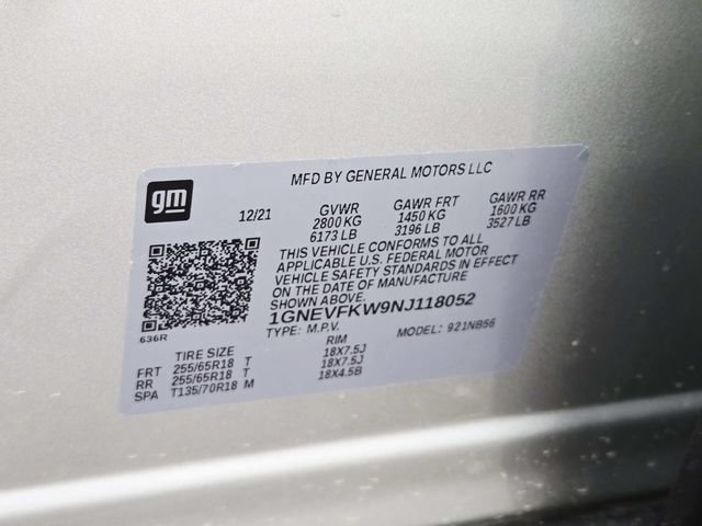 Certified 2022 Chevrolet Traverse LS AWD/4WD image 33