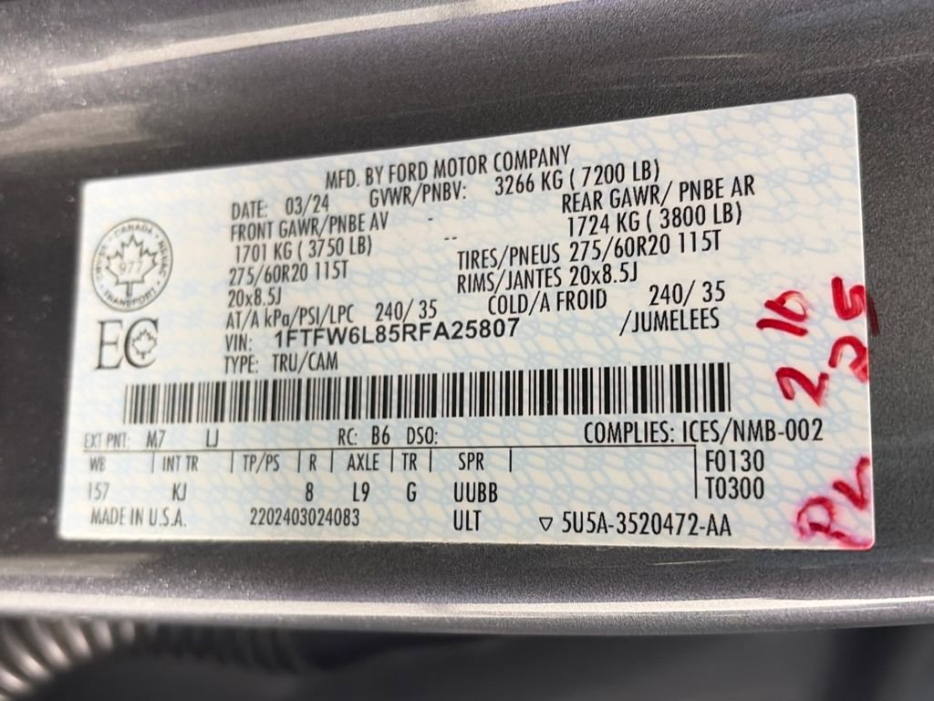 Certified 2024 Ford F150 King Ranch w/ FX4 Off-Road Package image 9