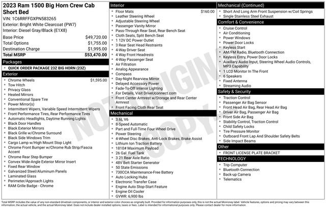 Used 2023 RAM 1500 Big Horn AWD/4WD image 41
