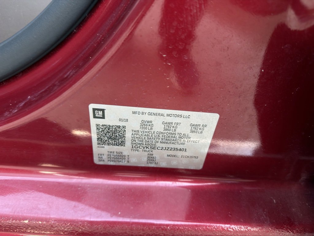 Used 2018 Chevrolet Silverado 1500 LTZ w/ Sport Package image 40