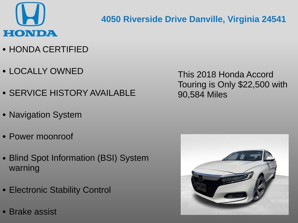Used 2018 Honda Accord Touring image 7