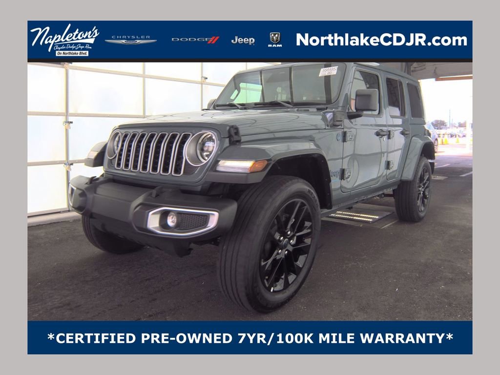 Used 2025 Jeep Wrangler Unlimited Sahara w/ Safety Group image 1