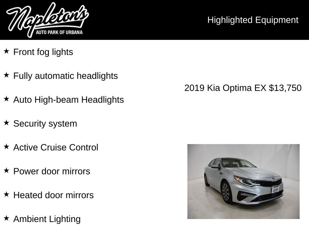 Used 2019 Kia Optima EX w/ EX Premium Package image 16