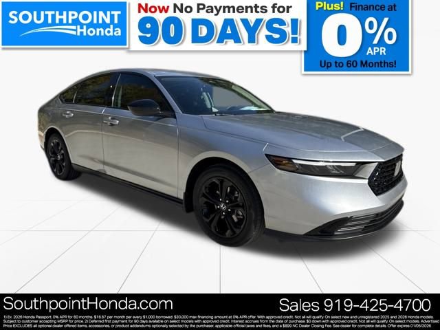 New 2025 Honda Accord SE image 1
