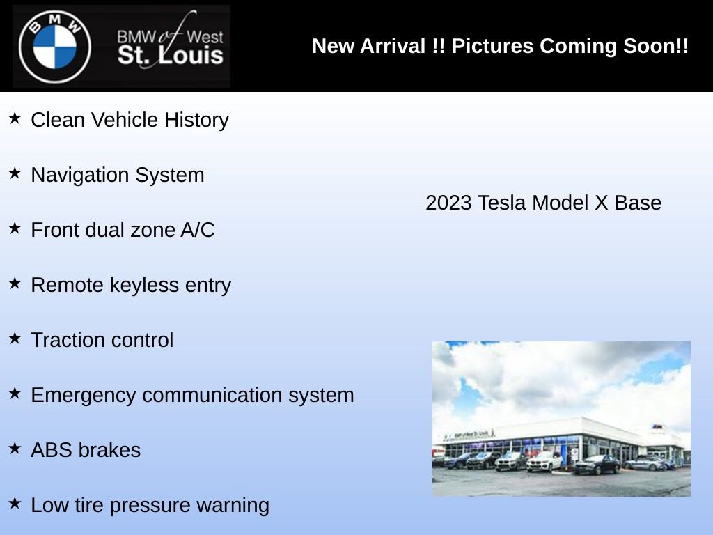 Used 2023 Tesla Model X AWD/4WD image 2