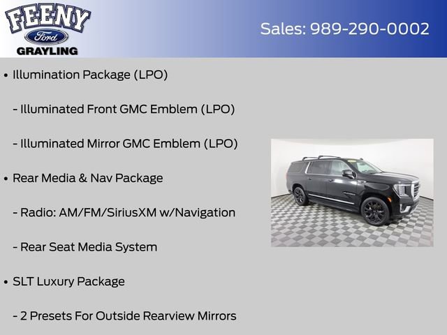 Used 2021 GMC Yukon XL SLT w/ SLT Premium Package image 16