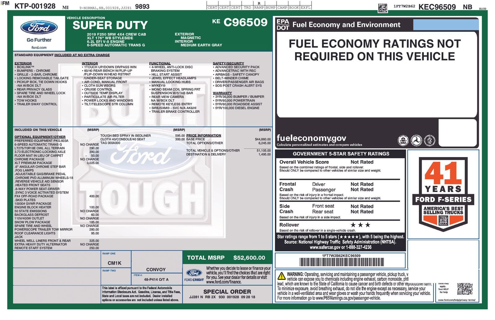 Used 2019 Ford F250 XLT w/ XLT Premium Package image 4