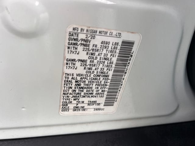 Used 2020 Nissan Rogue SV FWD image 34