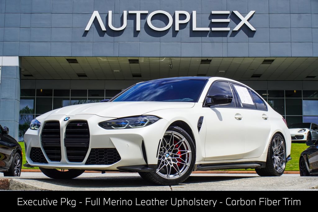 Used 2021 BMW M3 Competition w/ Executive Package RWD image 1