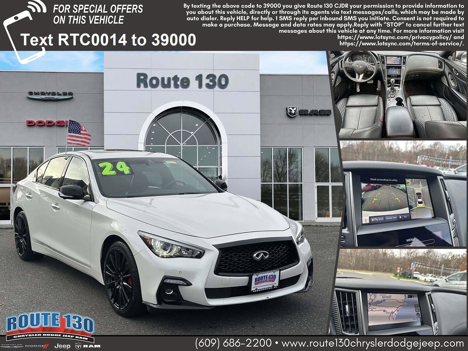 Used 2024 INFINITI Q50 Red Sport 400