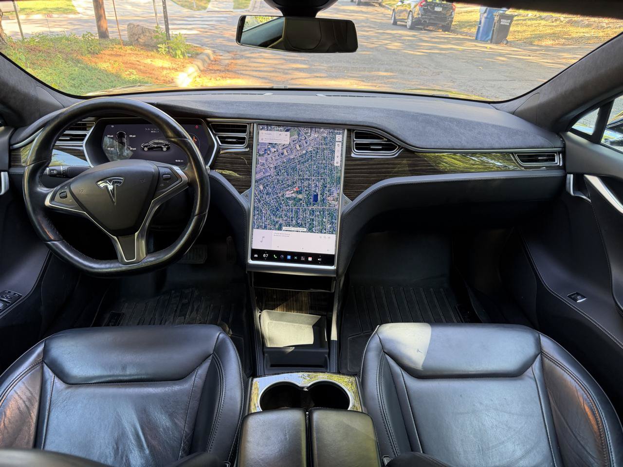 Used 2015 Tesla Model S 85D AWD/4WD image 35
