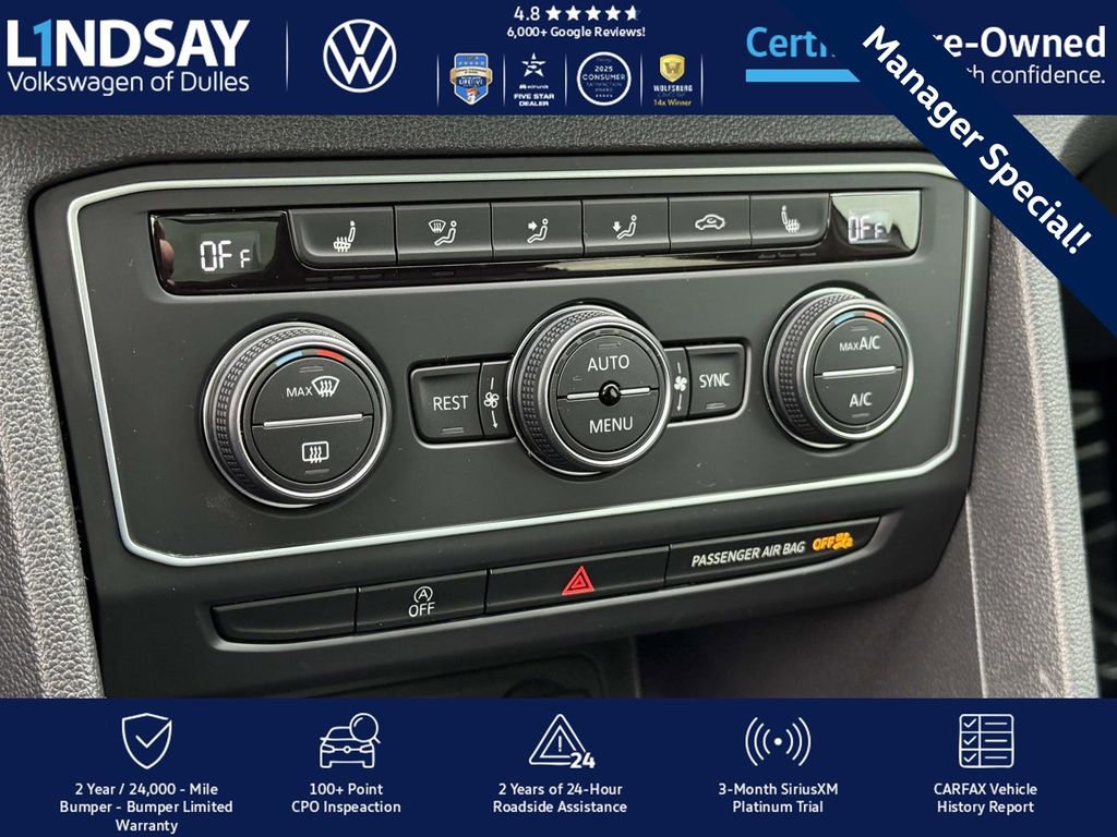 Certified 2021 Volkswagen Atlas SE w/ Panoramic Sunroof Package image 19