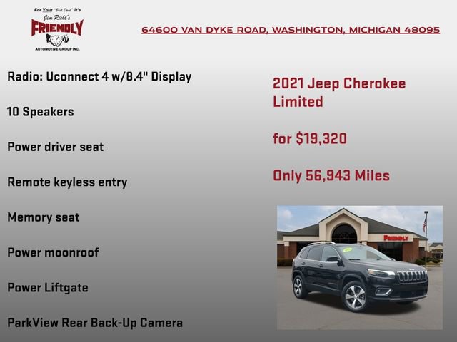 Used 2021 Jeep Cherokee Limited image 5
