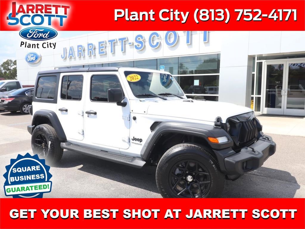 Used 2022 Jeep Wrangler Unlimited Sport video 1
