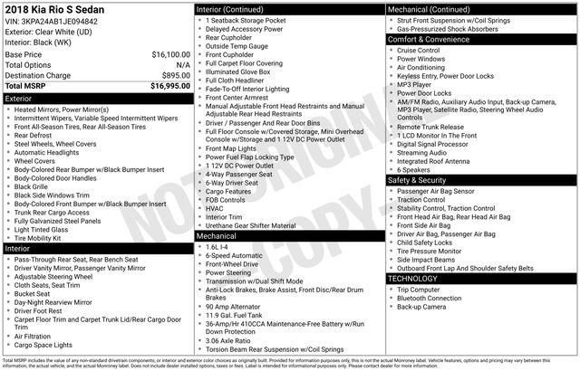 Used 2018 Kia Rio S image 43