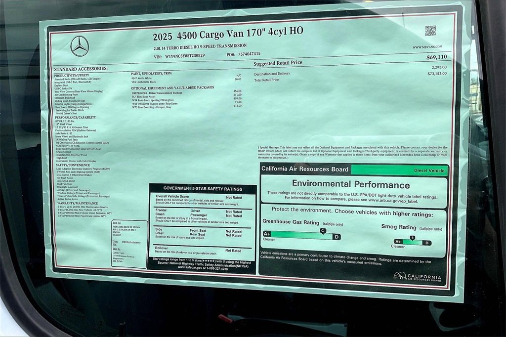 New 2025 Mercedes-Benz Sprinter 4500 image 12