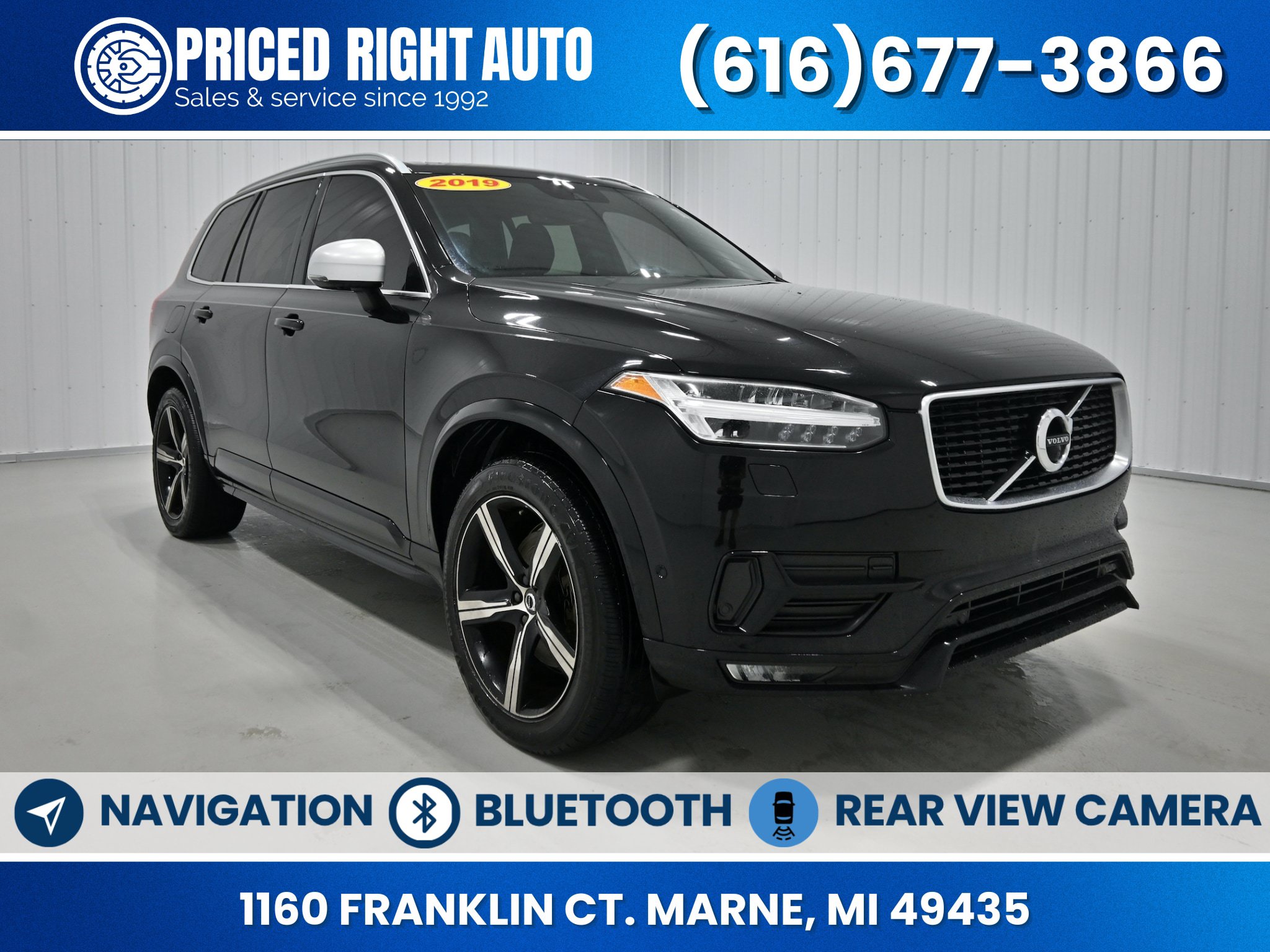 Used 2019 Volvo XC90 T6 R-Design w/ Advanced Package AWD/4WD image 1