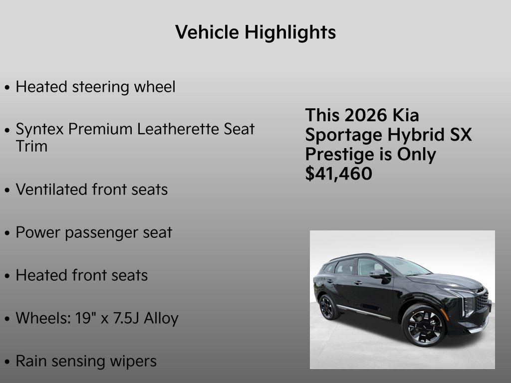 New 2026 Kia Sportage SX Prestige AWD/4WD image 33