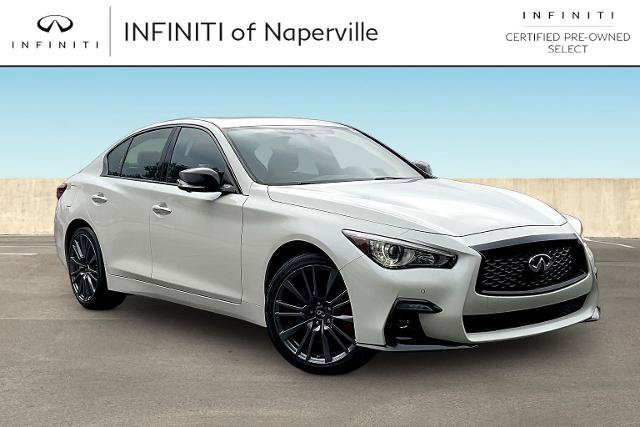 Certified 2022 INFINITI Q50 Red Sport 400 w/ Carbon Fiber Package AWD/4WD image 1