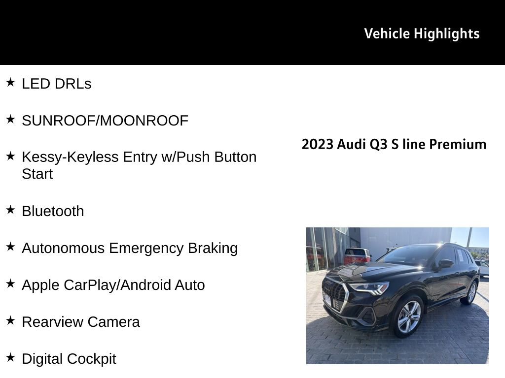 Used 2023 Audi Q3 2.0T Premium w/ Convenience Package AWD/4WD image 27