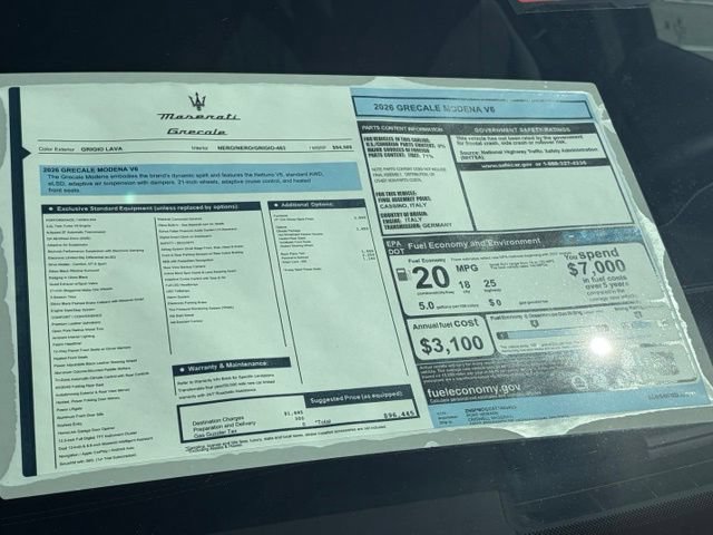 New 2026 Maserati Grecale Modena AWD/4WD image 47