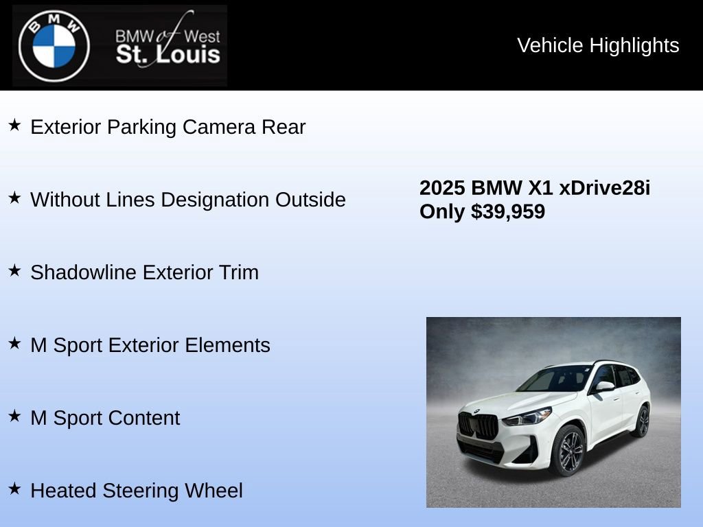 Used 2025 BMW X1 xDrive28i w/ M Sport Package image 24