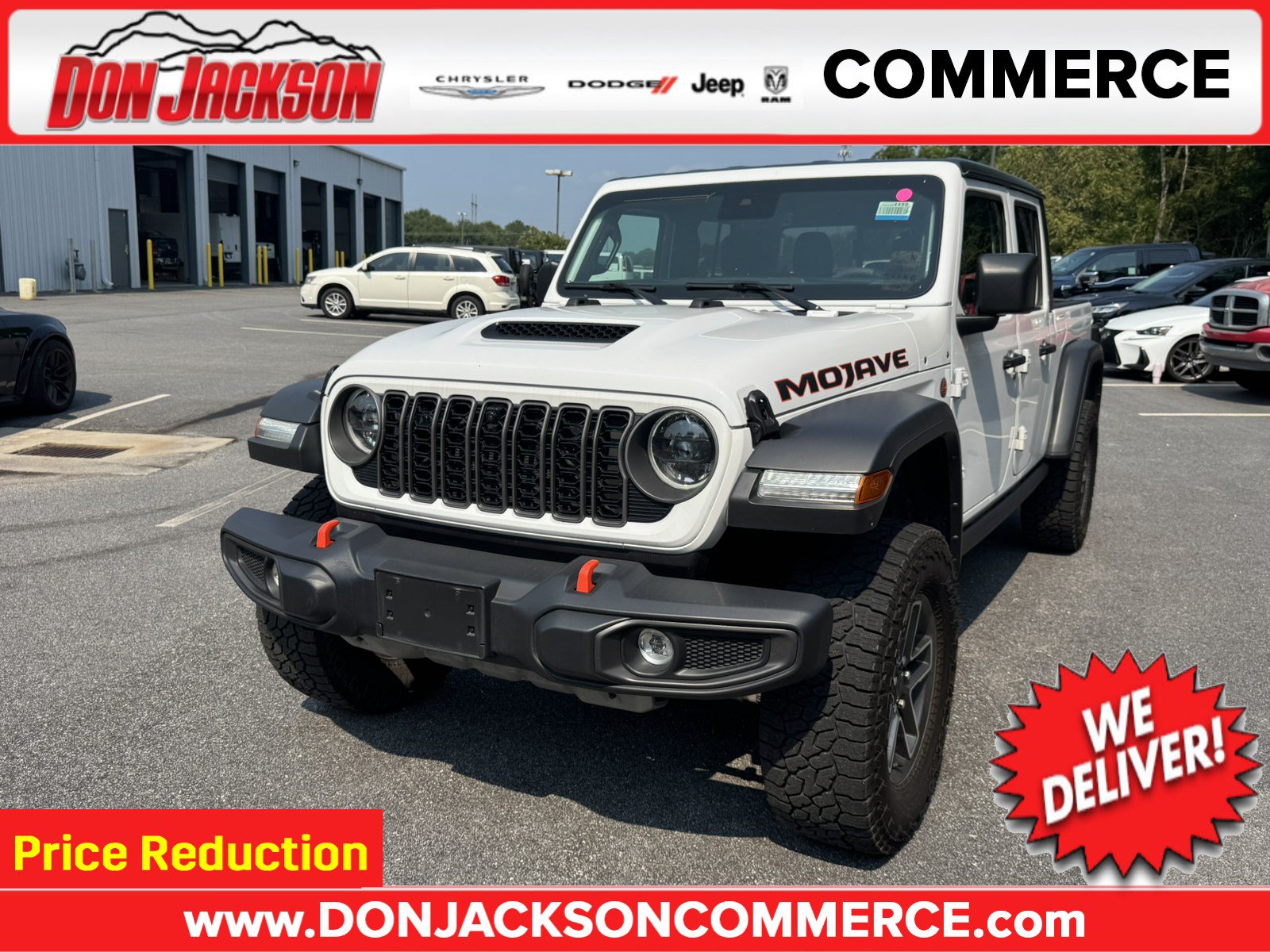 Certified 2025 Jeep Gladiator Mojave w/ Convenience Group AWD/4WD image 1
