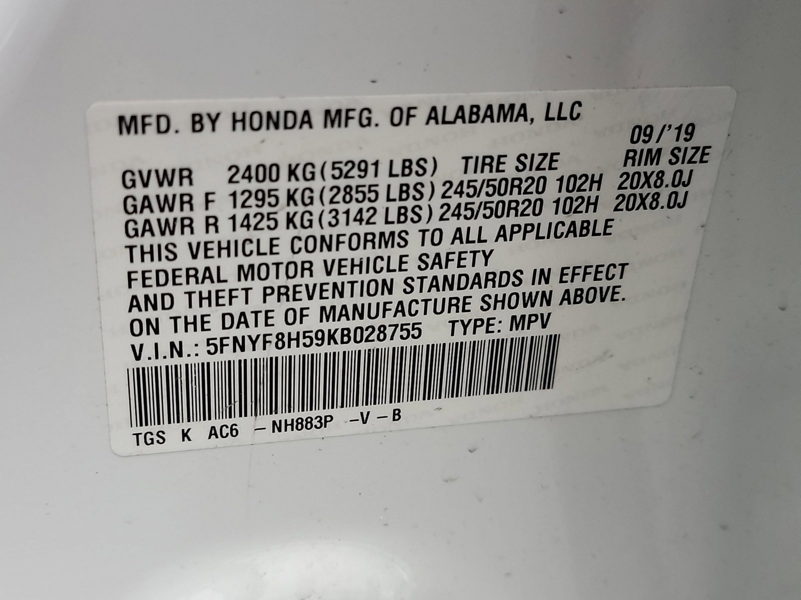 Used 2019 Honda Passport EX-L image 33