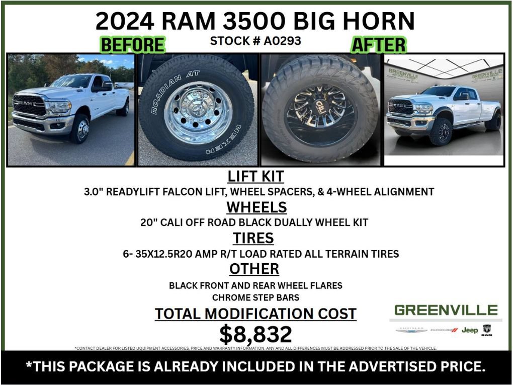 Used 2024 RAM 3500 Big Horn AWD/4WD image 2