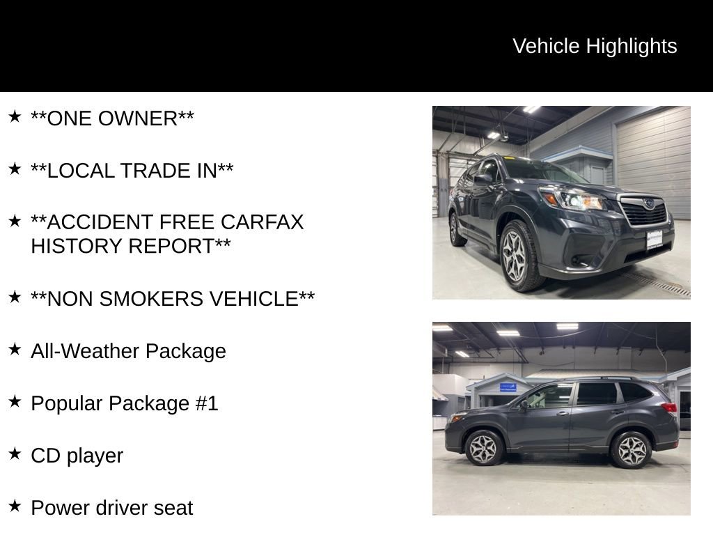 Used 2019 Subaru Forester Premium w/ Popular Package #1 image 2