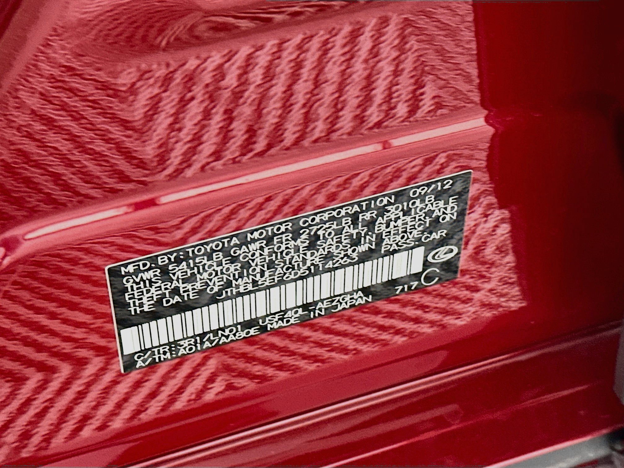 Used 2013 Lexus LS 460 w/ Comfort Pkg RWD image 12