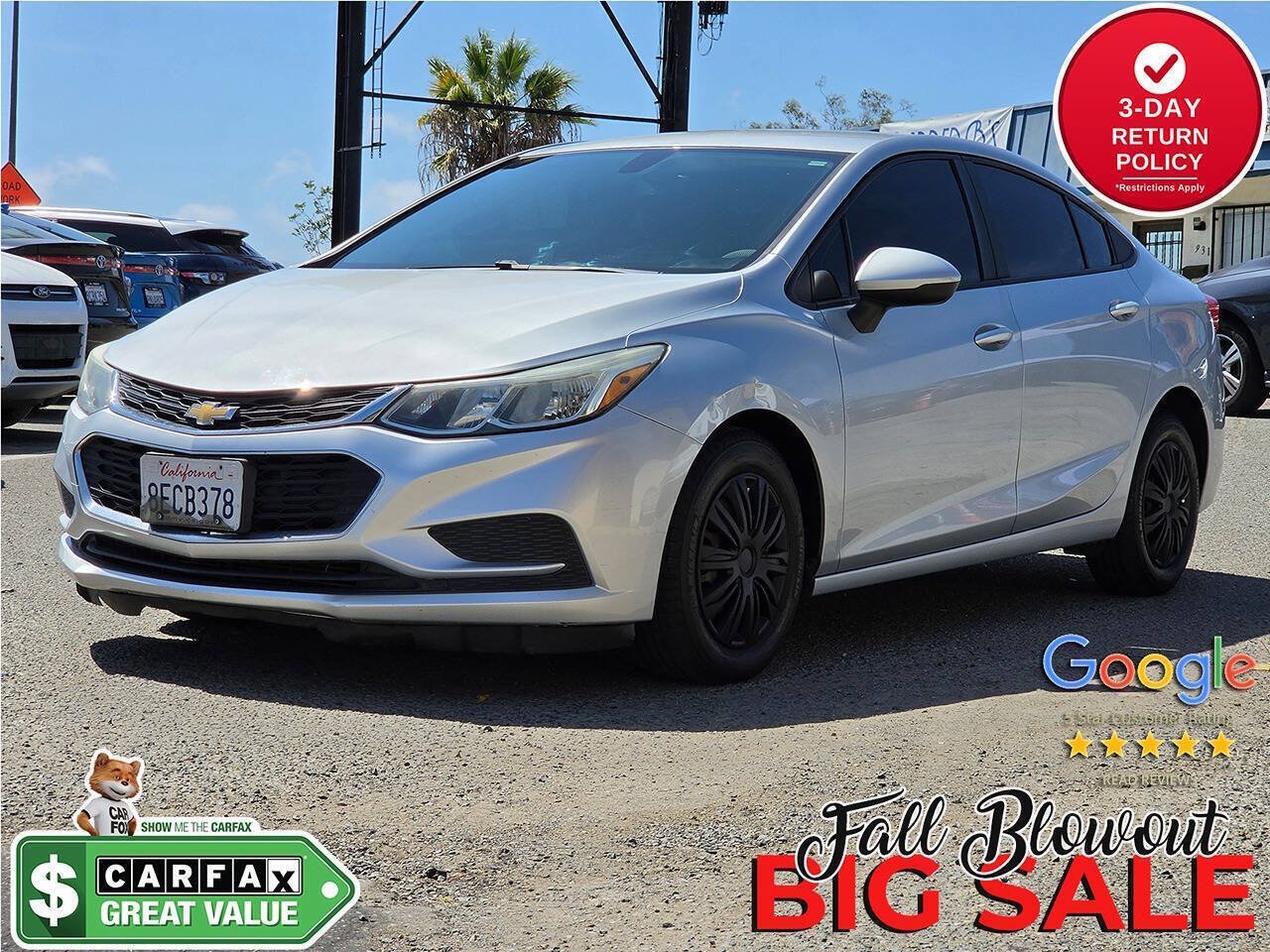 Used 2018 Chevrolet Cruze LS