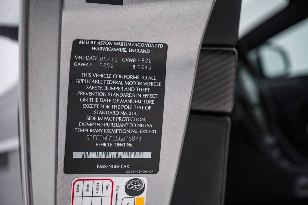 Used 2016 Aston Martin DB9 GT RWD image 40