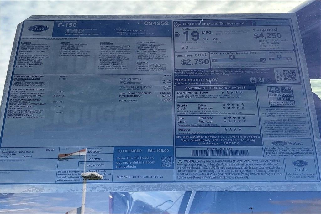 New 2025 Ford F150 XLT w/ Equipment Group 302A MID image 14