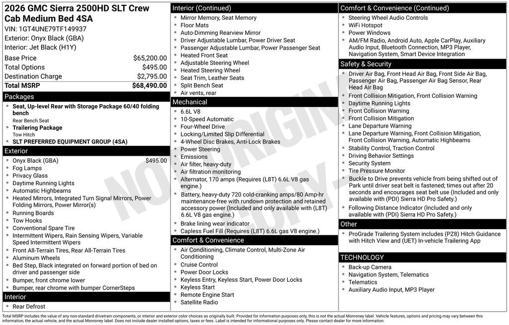 Used 2026 GMC Sierra 2500 SLT image 36