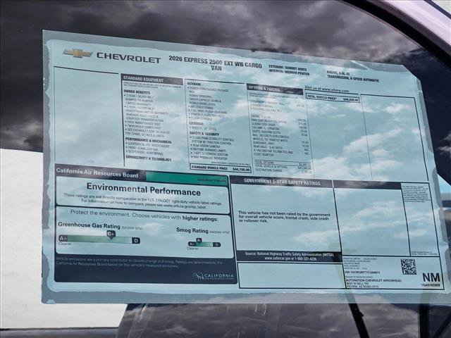 New 2026 Chevrolet Express 2500 Extended w/ Driver Convenience Package RWD image 18