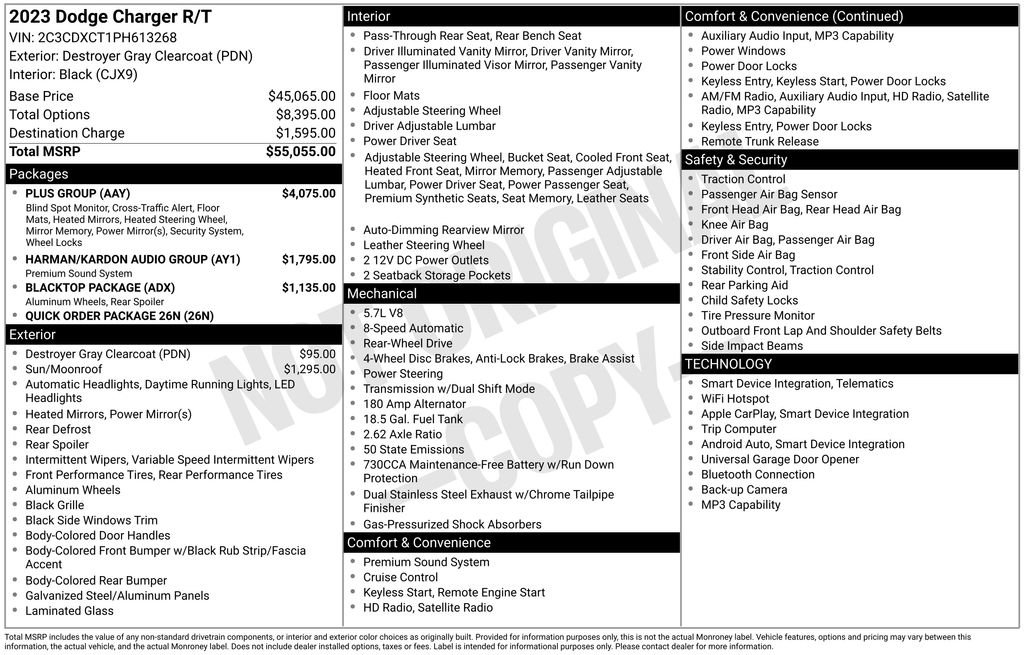 Used 2023 Dodge Charger R/T w/ Plus Group image 15