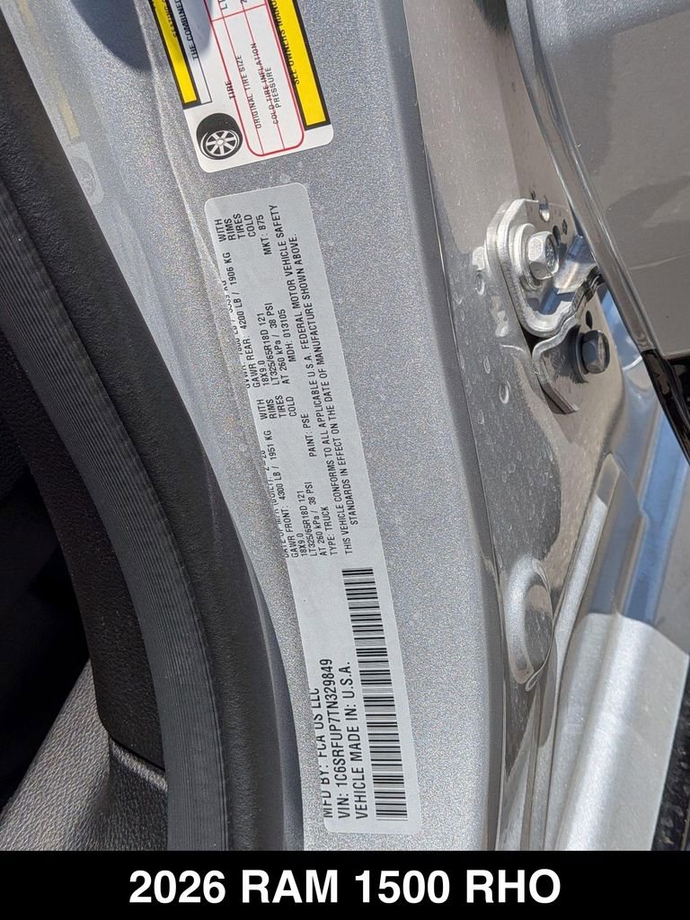 Used 2026 RAM 1500 RHO AWD/4WD image 25